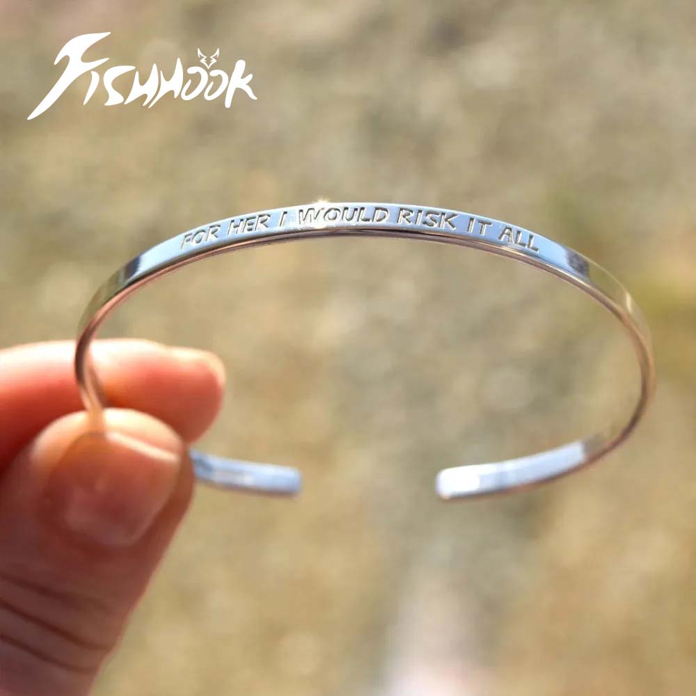 Coordinates Bracelet - Pasangan Mengukir Nama Teks Gelang Kustom