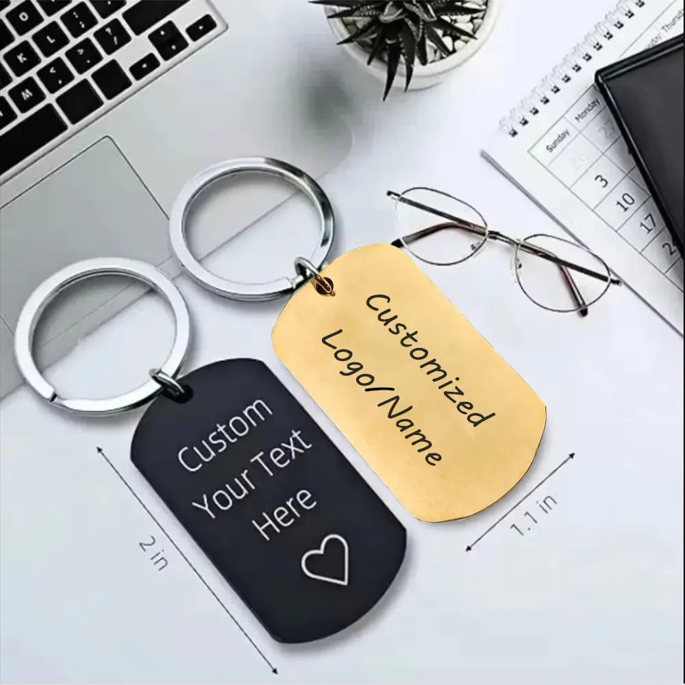 10 Buah Gantungan Kunci Tag Lo - Initial Ring Custom ulasan dan harga