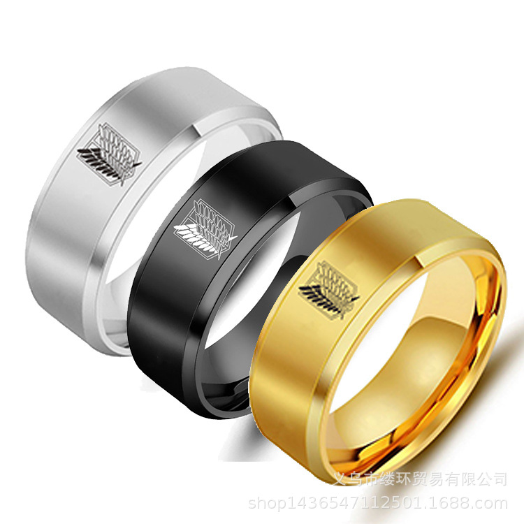 5 Warna Attack On Titan Cincin - Initial Ring Custom ulasan dan harga