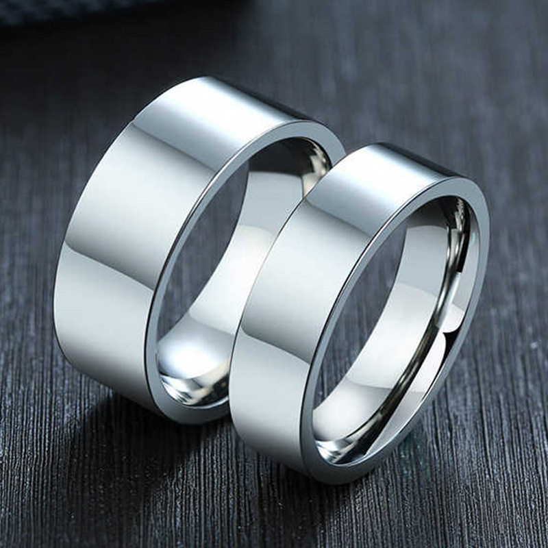 3/4/6/8mm cincin baja tahan ka - Initial Ring Custom ulasan dan harga