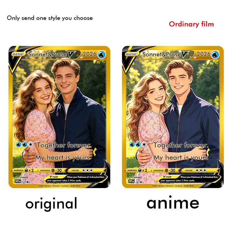 Kartu Pokemon Gaya Kartu Kusto - Pet Portrait Custom ulasan dan harga