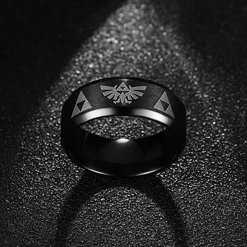 Cincin Pita Segitiga Triforce  - Initial Ring Custom ulasan dan harga