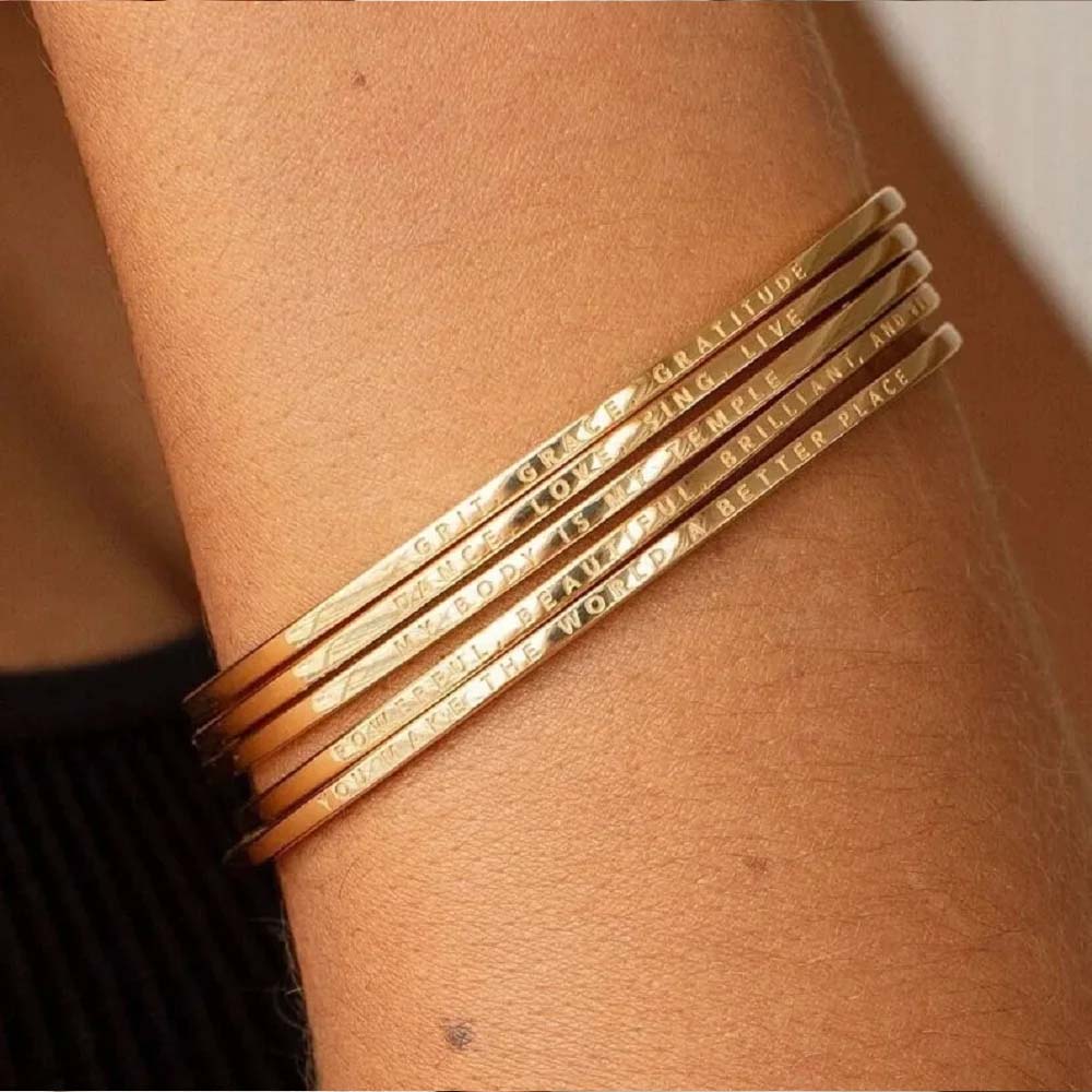 Pasangan Mengukir Nama Teks Ge - Coordinates Bracelet ulasan dan harga