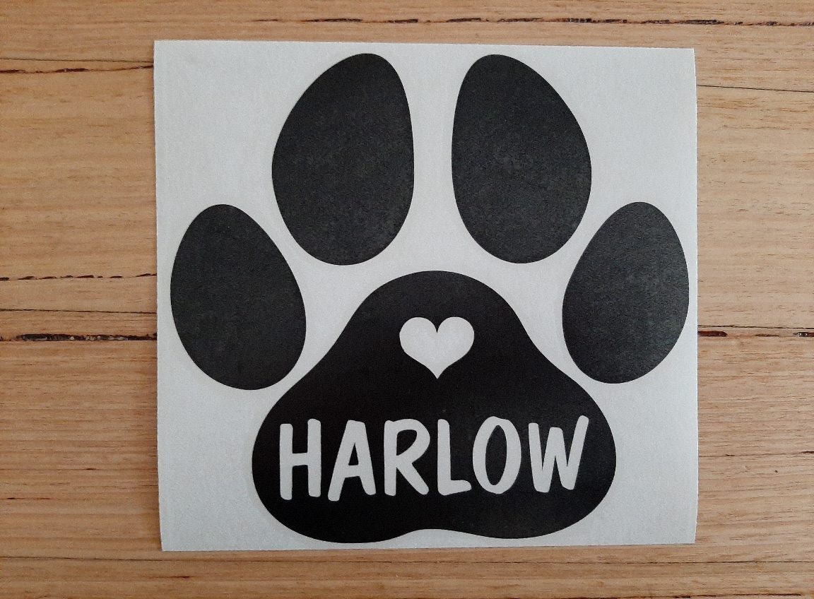 2 buah stiker cetakan kaki per - Pet Portrait Custom ulasan dan harga
